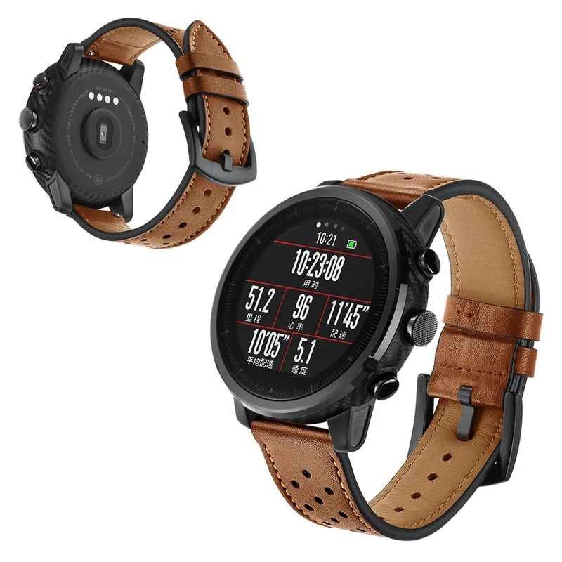 Auffallend stilvoll Huawei Watch Echtes Leder armband