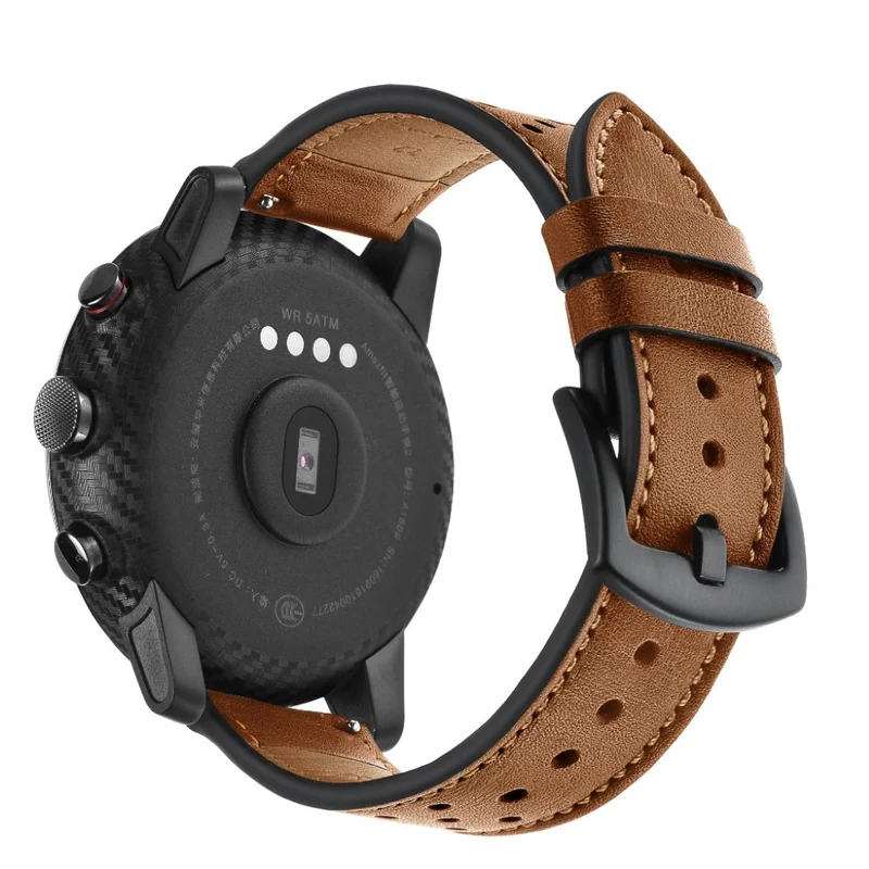 Auffallend stilvoll Huawei Watch Echtes Leder armband