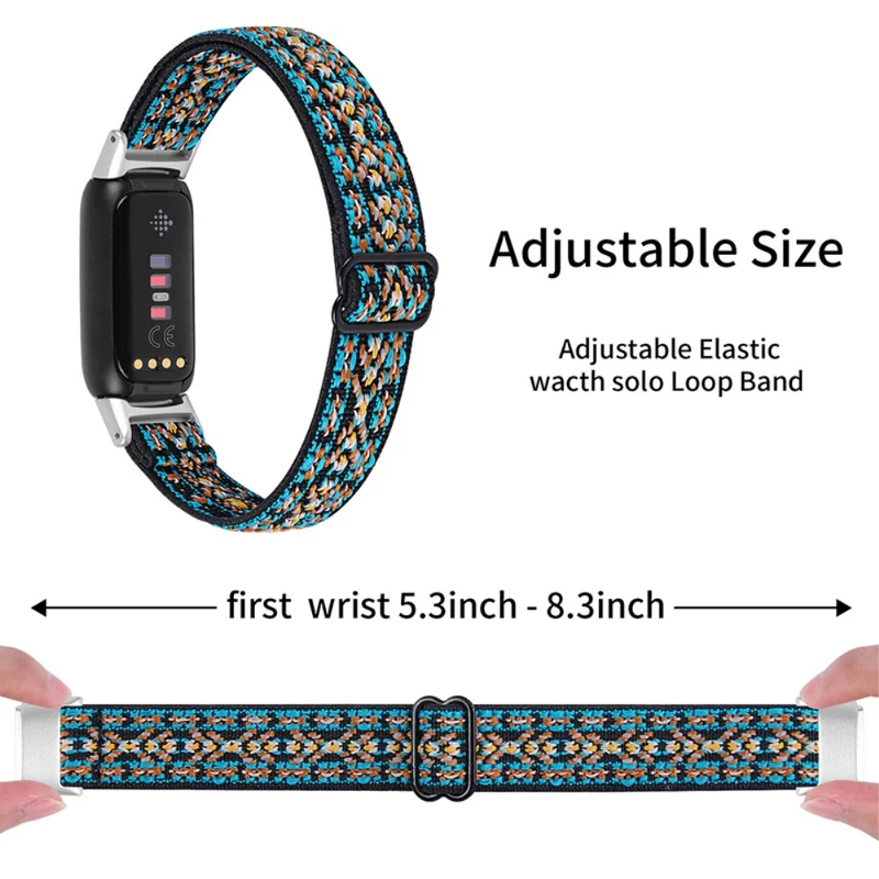 Auffallend schön Fitbit Luxe Textil / Nylon armband