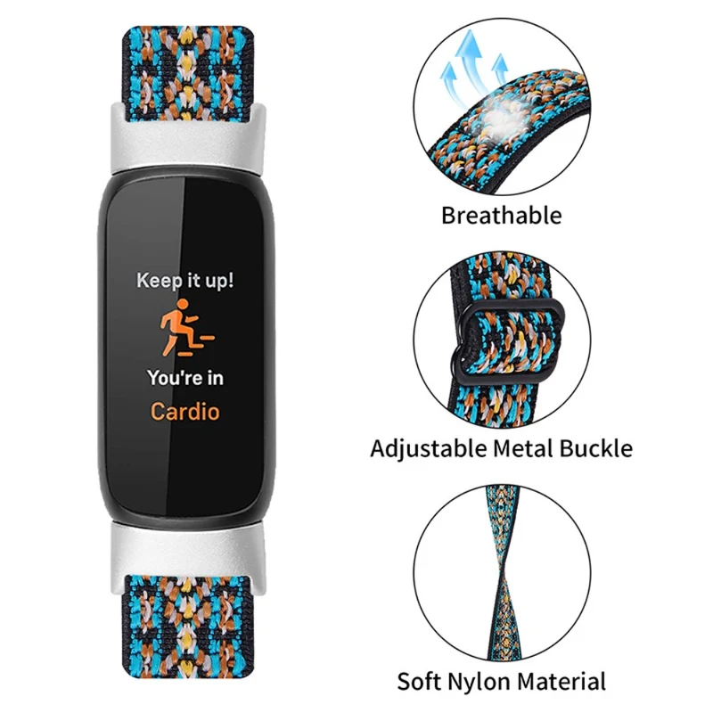 Auffallend schön Fitbit Luxe Textil / Nylon armband