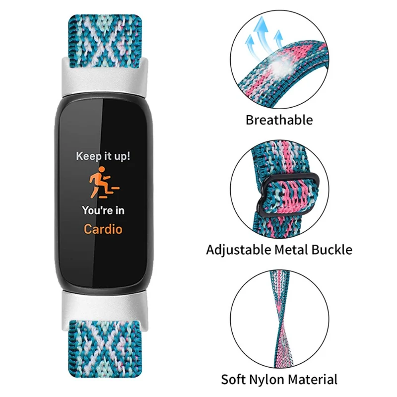 Auffallend schön Fitbit Luxe Textil / Nylon armband