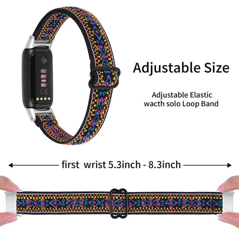 Auffallend schön Fitbit Luxe Textil / Nylon armband