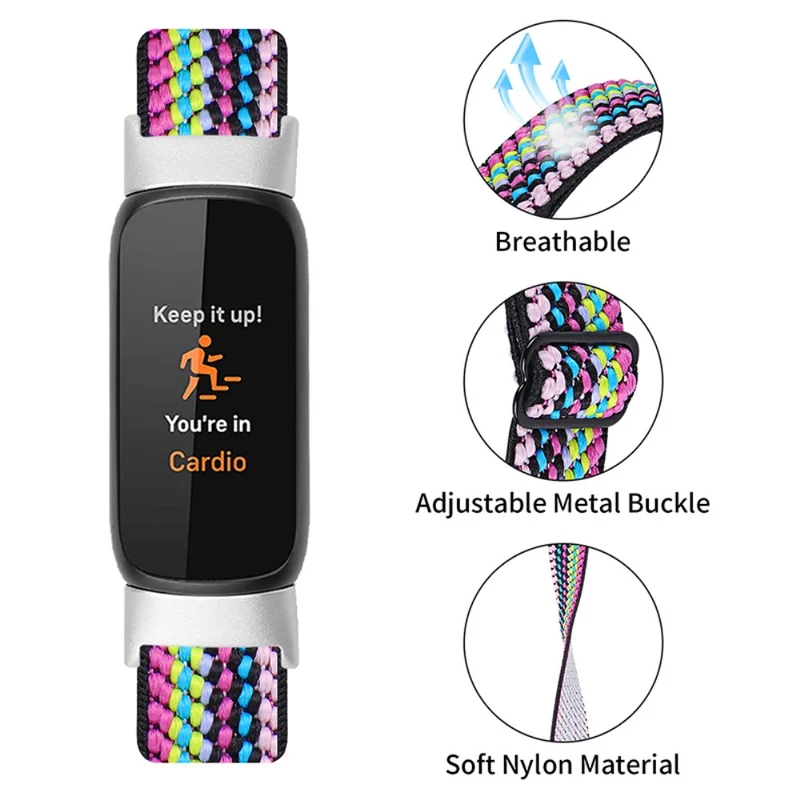 Auffallend schön Fitbit Luxe Textil / Nylon armband