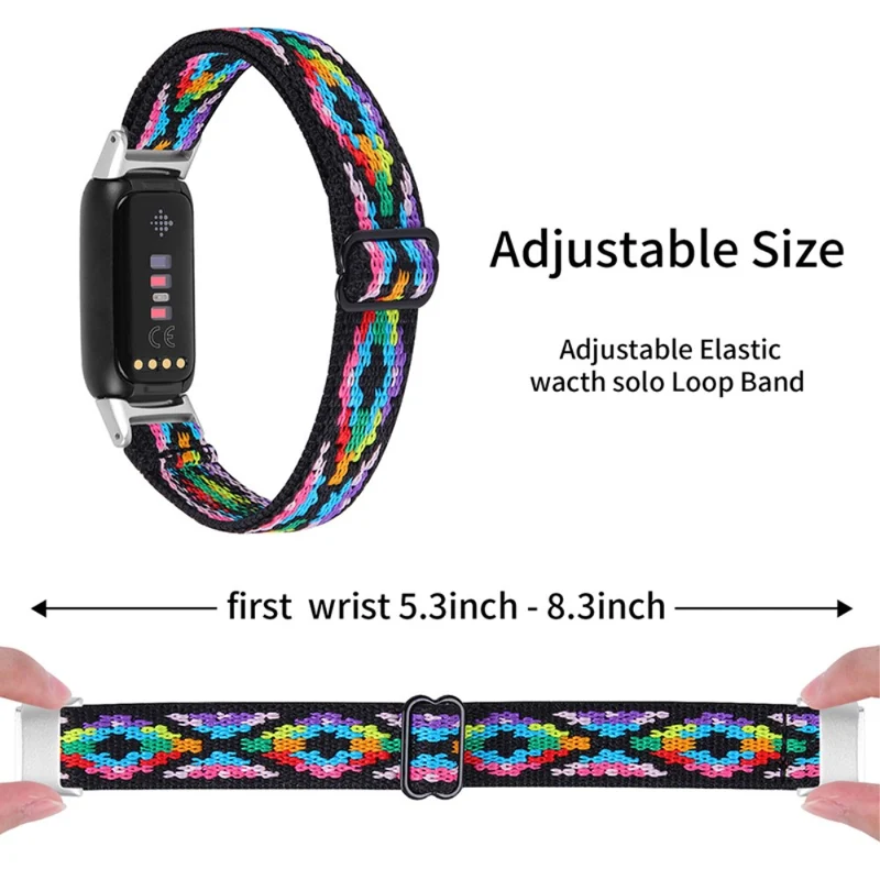 Auffallend schön Fitbit Luxe Textil / Nylon armband