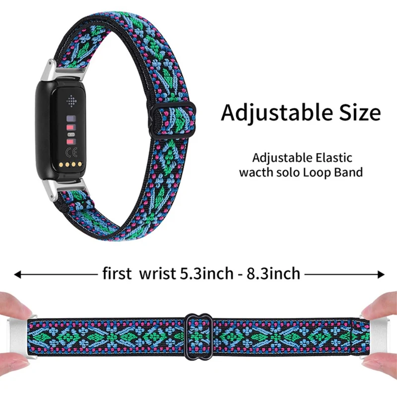 Auffallend schön Fitbit Luxe Textil / Nylon armband