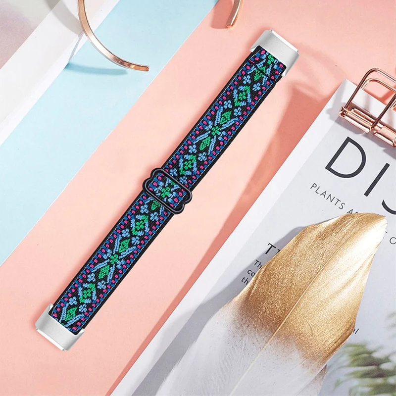 Auffallend schön Fitbit Luxe Textil / Nylon armband