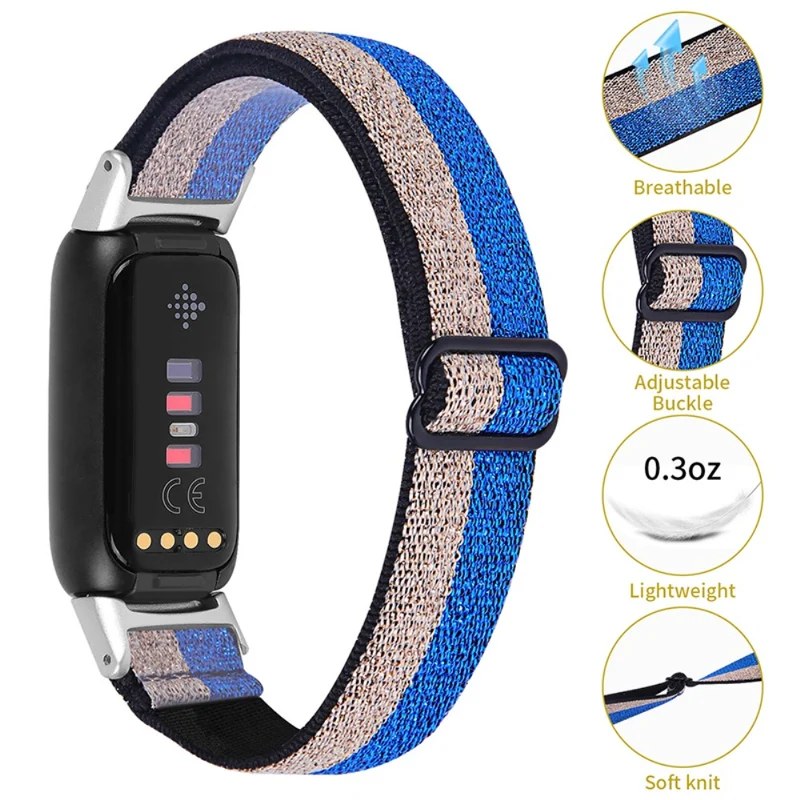 Auffallend schön Fitbit Luxe Textil / Nylon armband