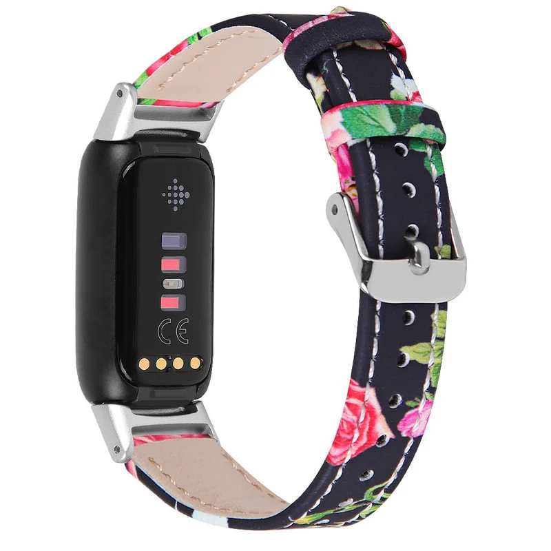 Super stylisch Fitbit Luxe Echtes Leder armband