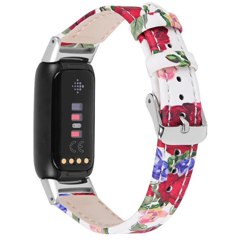 Super stylisch Fitbit Luxe Echtes Leder armband