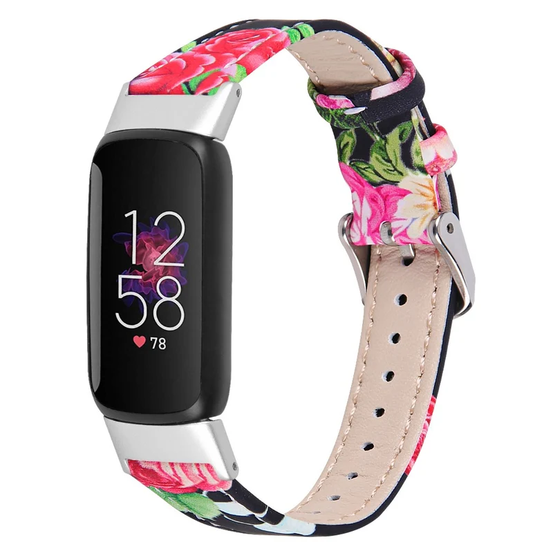 Super stylisch Fitbit Luxe Echtes Leder armband