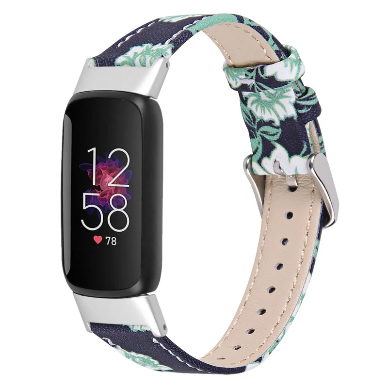 Super stylisch Fitbit Luxe Echtes Leder armband