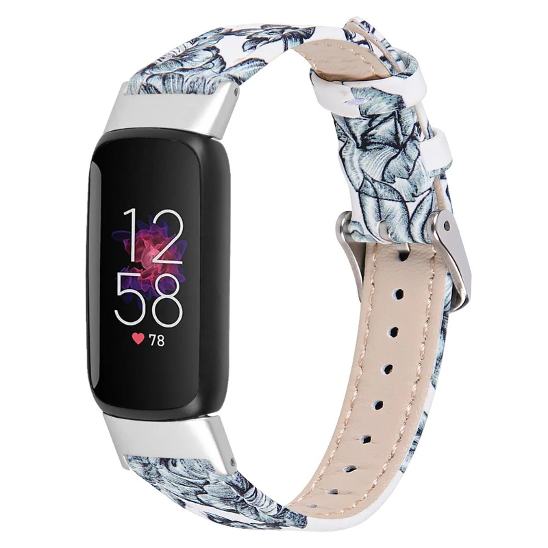 Super stylisch Fitbit Luxe Echtes Leder armband