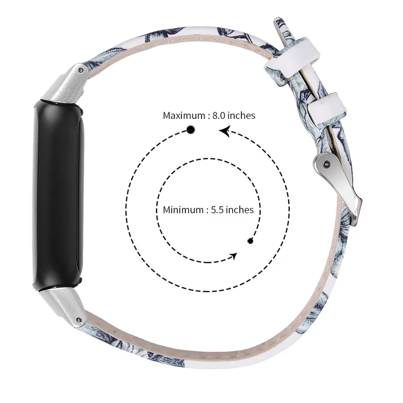 Super stylisch Fitbit Luxe Echtes Leder armband