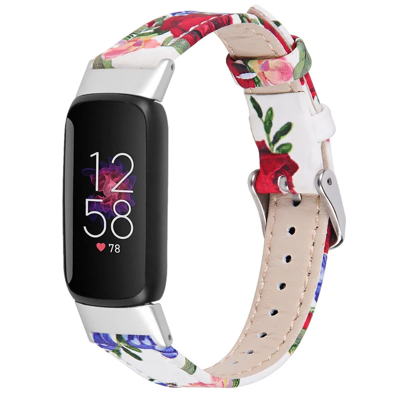 Super stylisch Fitbit Luxe Echtes Leder armband