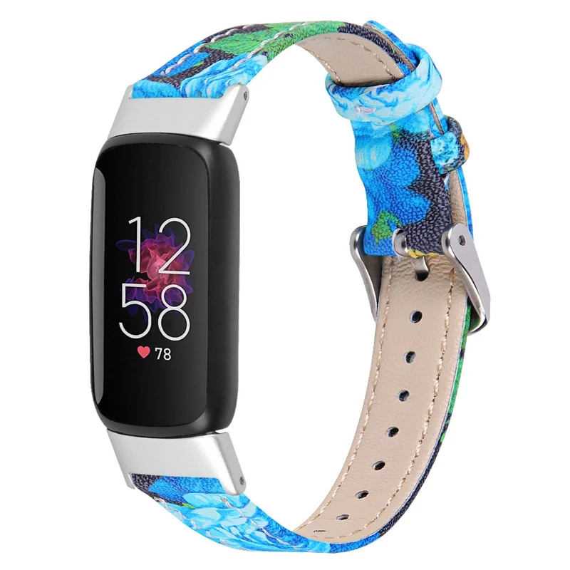 Super stylisch Fitbit Luxe Echtes Leder armband