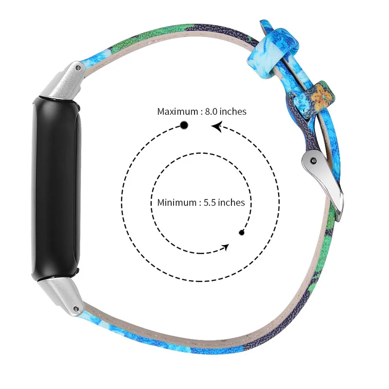 Super stylisch Fitbit Luxe Echtes Leder armband