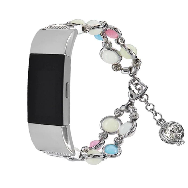 Mega süß Fitbit Charge 5 Metall und Strass armband