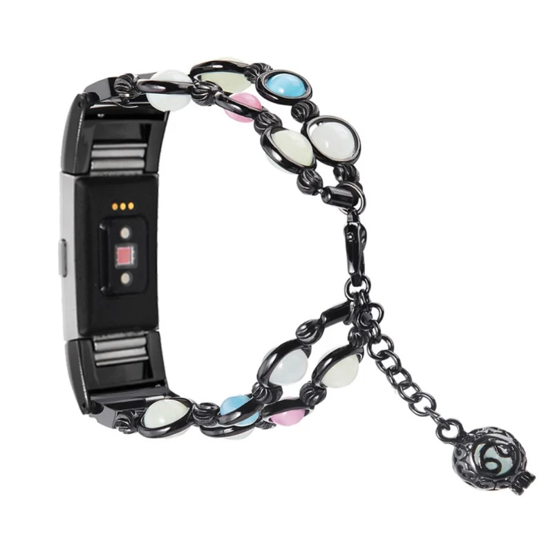 Mega süß Fitbit Charge 5 Metall und Strass armband