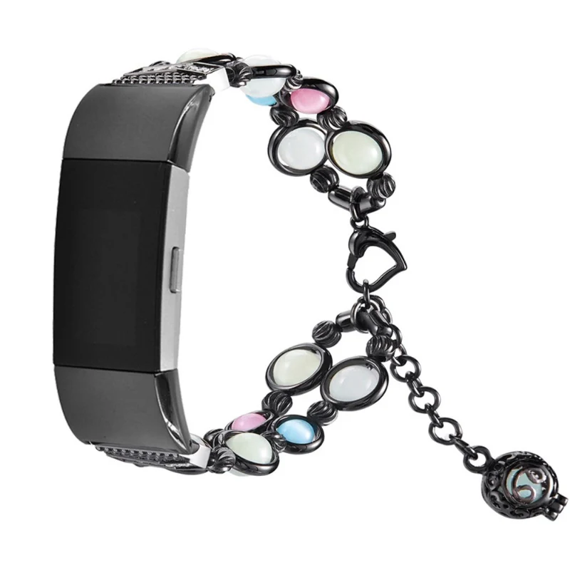 Mega süß Fitbit Charge 5 Metall und Strass armband
