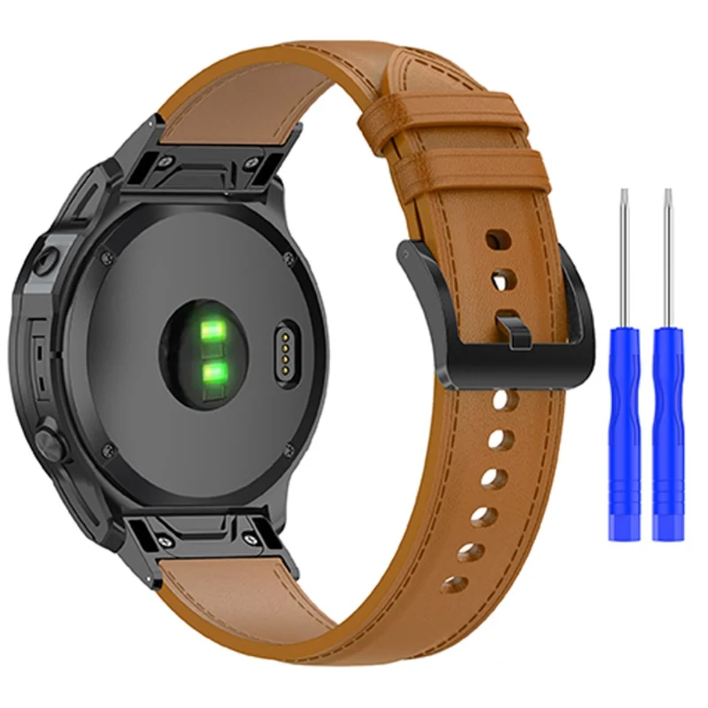 Wunderbar Universell Garmin Echtes Leder armband