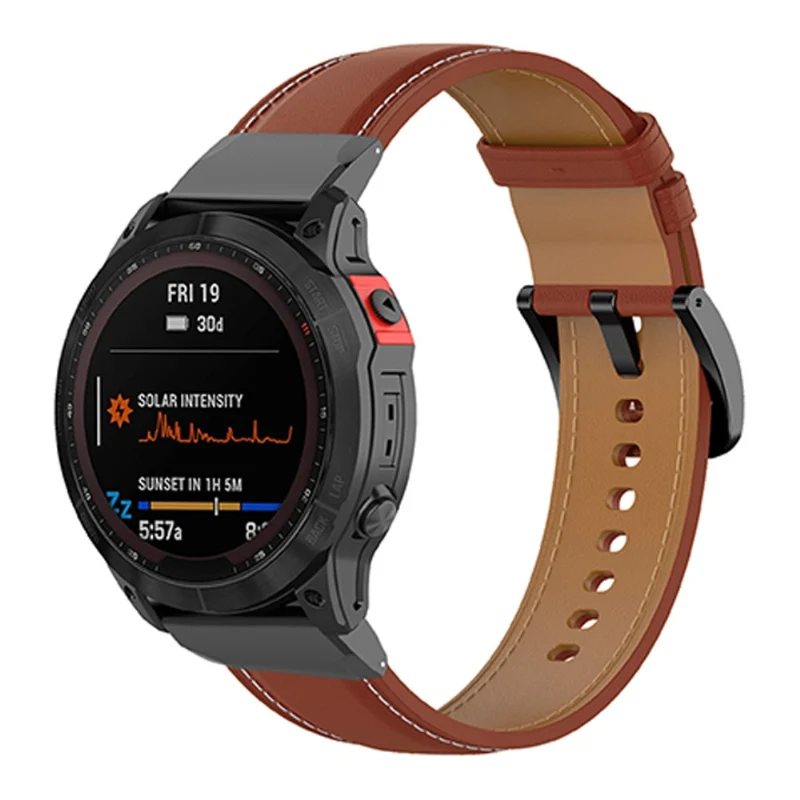 Wunderbar Universell Garmin Echtes Leder armband