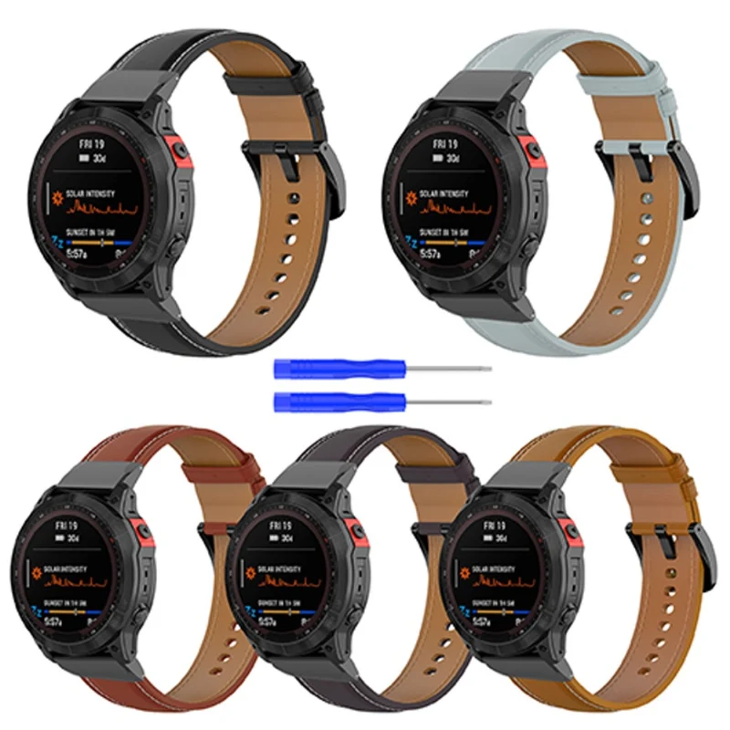 Wunderbar Universell Garmin Echtes Leder armband