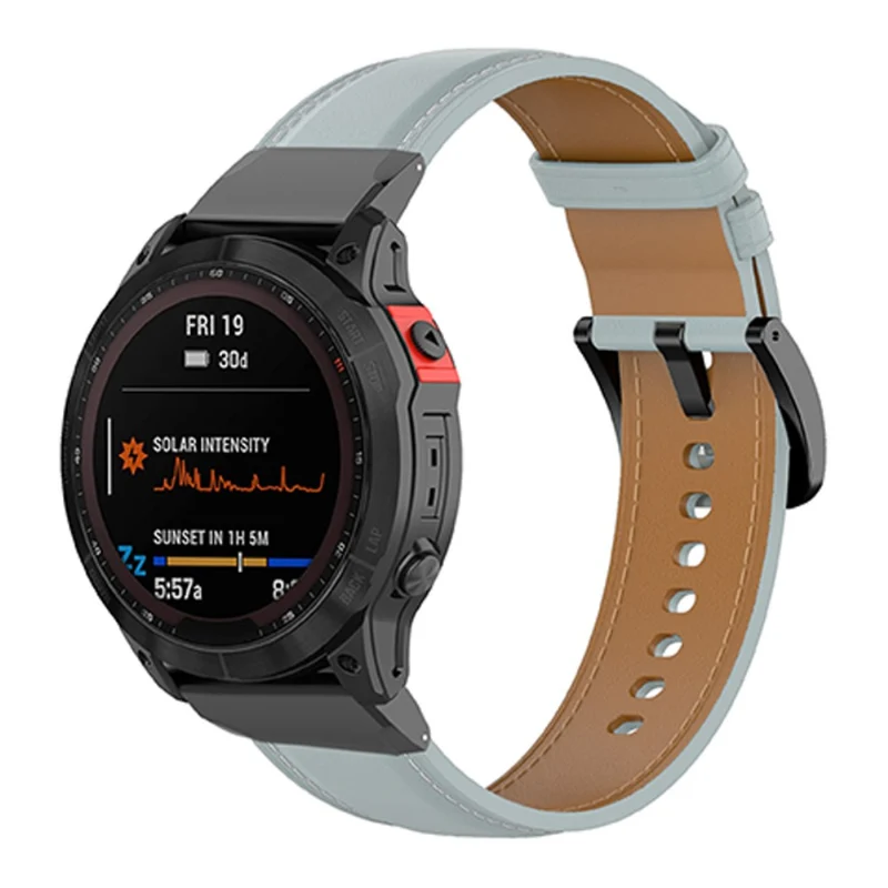 Wunderbar Universell Garmin Echtes Leder armband