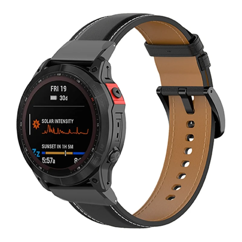 Wunderbar Universell Garmin Echtes Leder armband