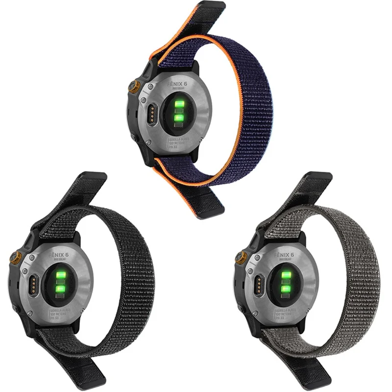Brillant Garmin Fenix 6X Textil / Nylon armband