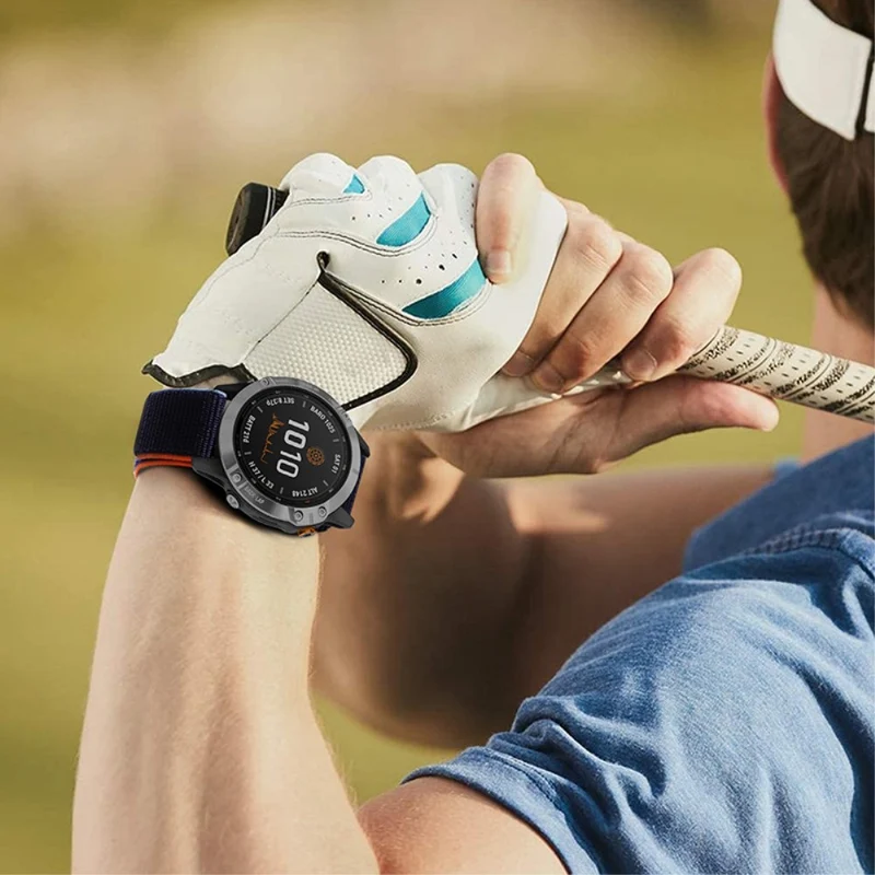 Brillant Garmin Fenix 6X Textil / Nylon armband