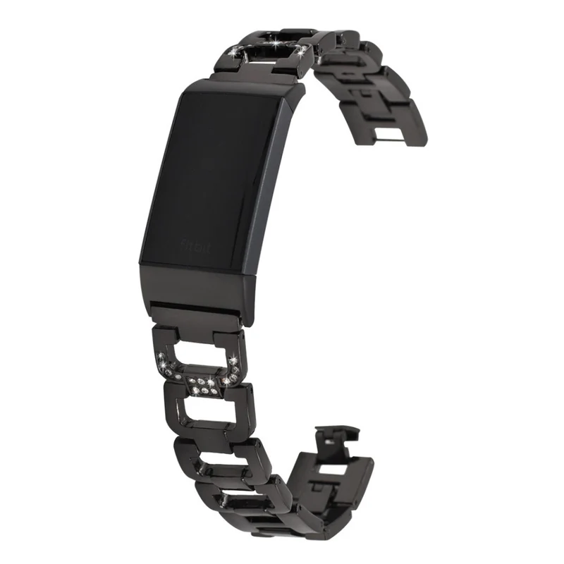 Mega sympathisch Fitbit Charge 5 Metall und Strass armband