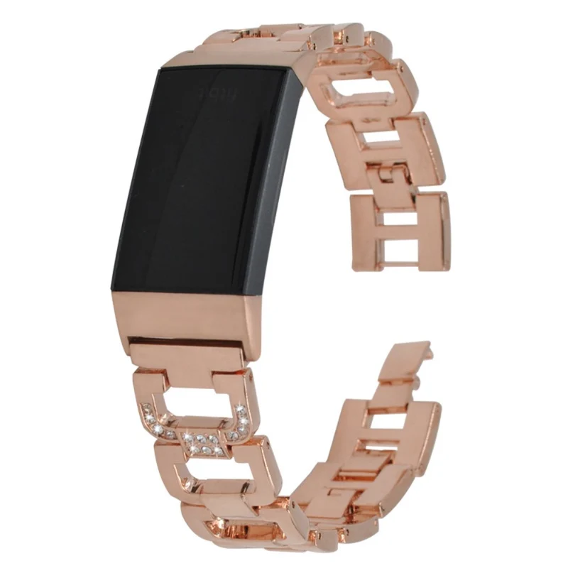 Mega sympathisch Fitbit Charge 5 Metall und Strass armband