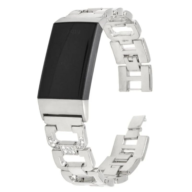 Mega sympathisch Fitbit Charge 5 Metall und Strass armband