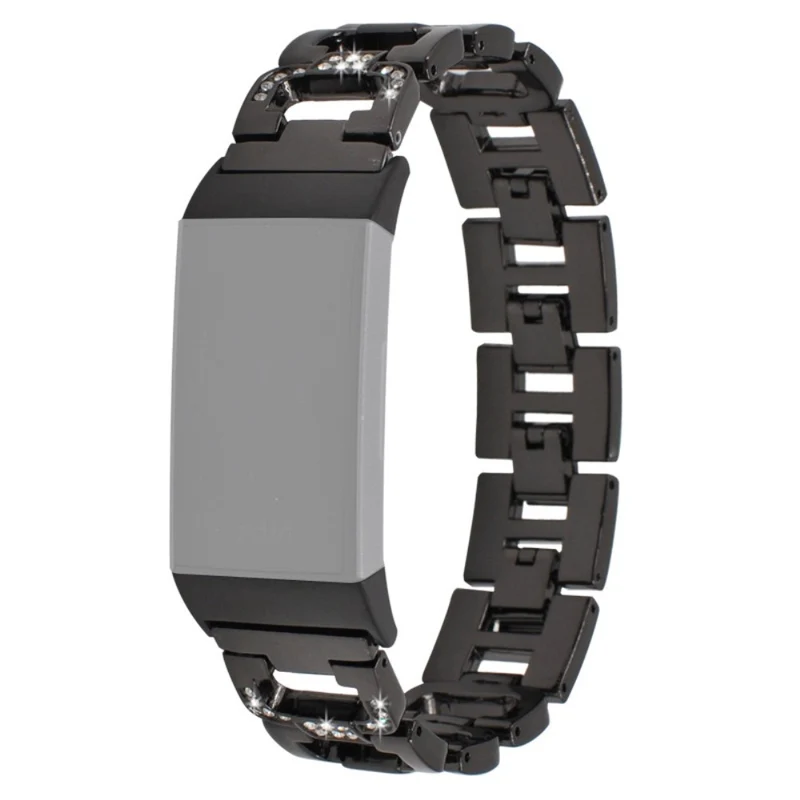 Mega sympathisch Fitbit Charge 5 Metall und Strass armband