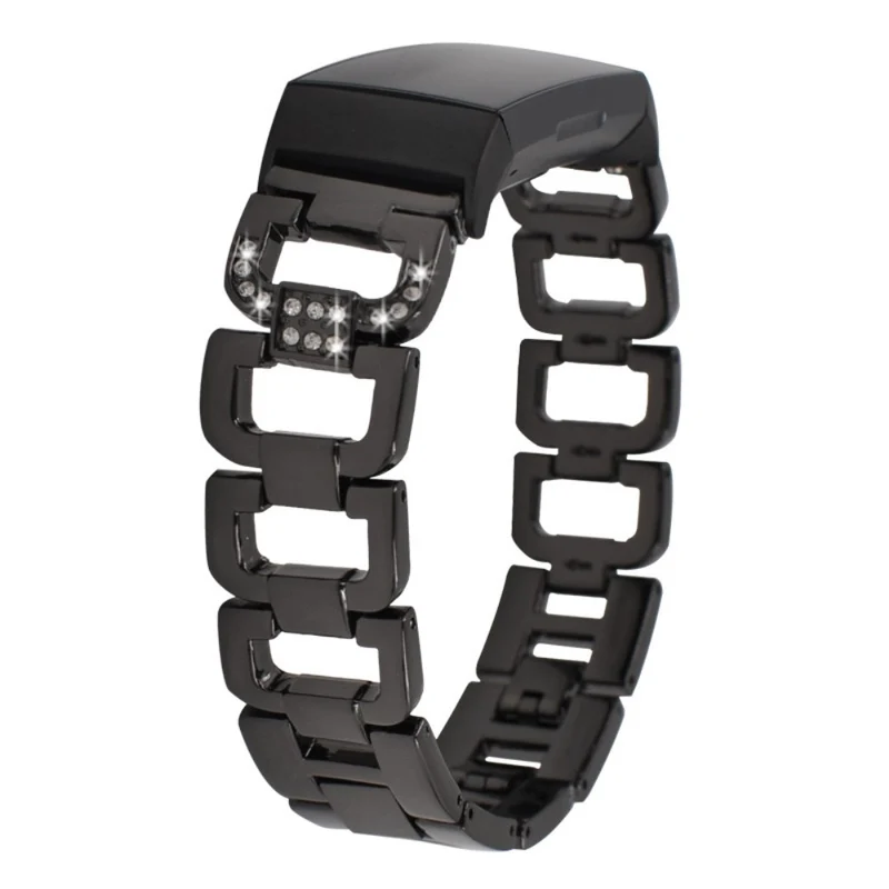 Mega sympathisch Fitbit Charge 5 Metall und Strass armband