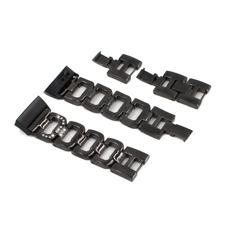 Mega sympathisch Fitbit Charge 5 Metall und Strass armband