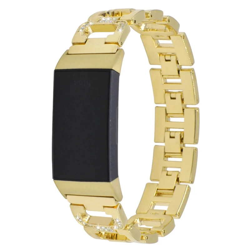 Mega sympathisch Fitbit Charge 5 Metall und Strass armband