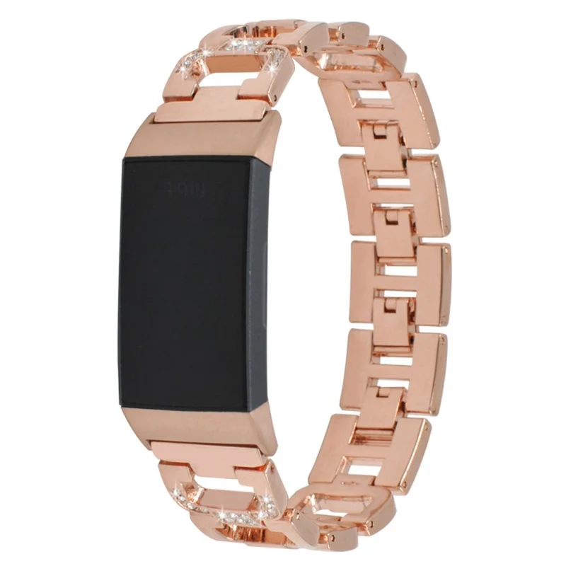 Mega sympathisch Fitbit Charge 5 Metall und Strass armband