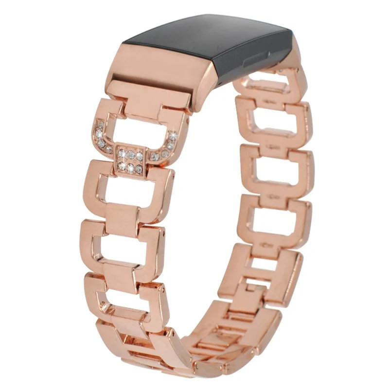 Mega sympathisch Fitbit Charge 5 Metall und Strass armband
