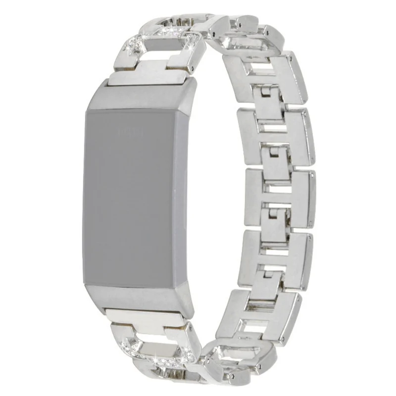Mega sympathisch Fitbit Charge 5 Metall und Strass armband