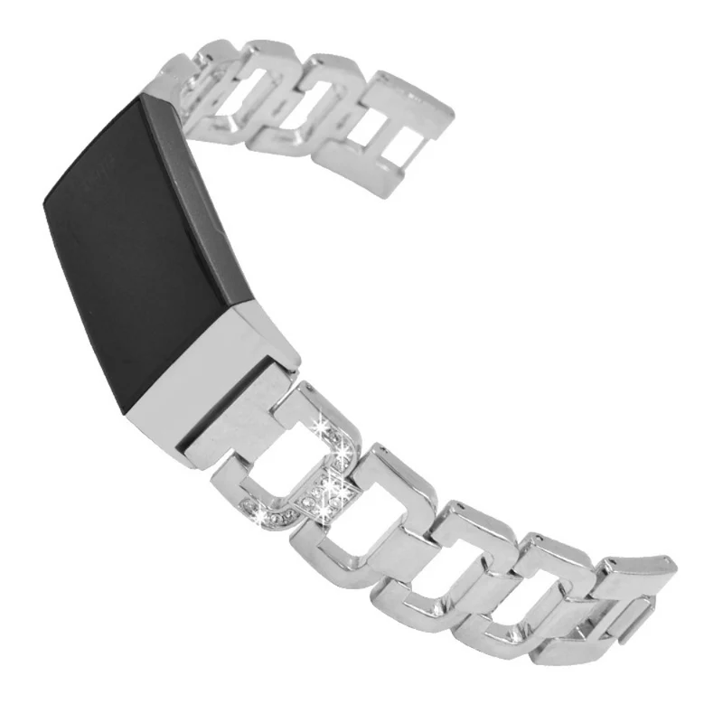 Mega sympathisch Fitbit Charge 5 Metall und Strass armband