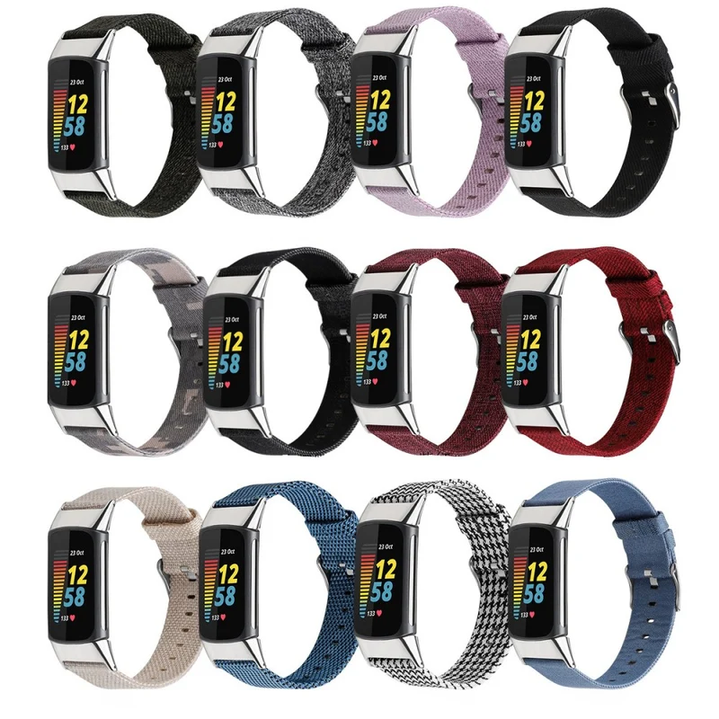 Süß Fitbit Charge 5 Textil / Nylon armband - Größe: S