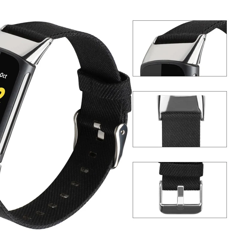 Süß Fitbit Charge 5 Textil / Nylon armband - Größe: S