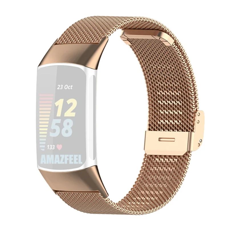 Sehr schön Fitbit Charge 5 Metall armband