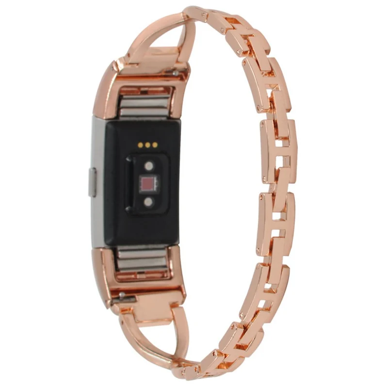 Stilvoll Fitbit Charge 5 Metall und Strass armband