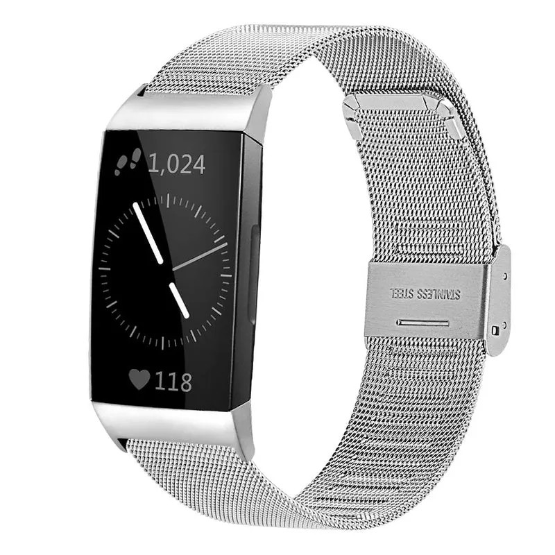 Mega haltbar Fitbit Charge 5 Metall armband