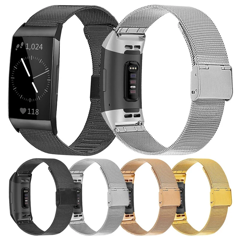 Mega haltbar Fitbit Charge 5 Metall armband