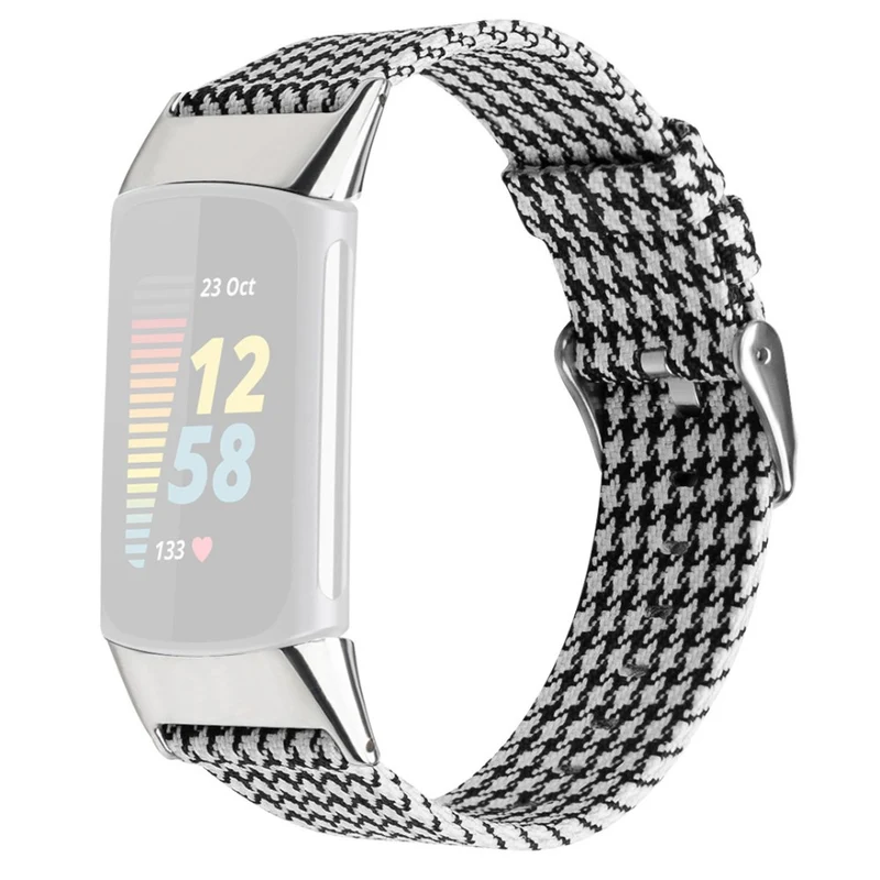 Unglaublich schön Fitbit Charge 5 Textil / Nylon armband - Größe: L
