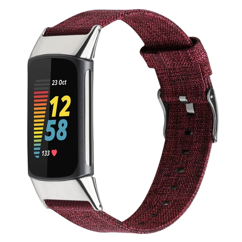 Unglaublich schön Fitbit Charge 5 Textil / Nylon armband - Größe: L