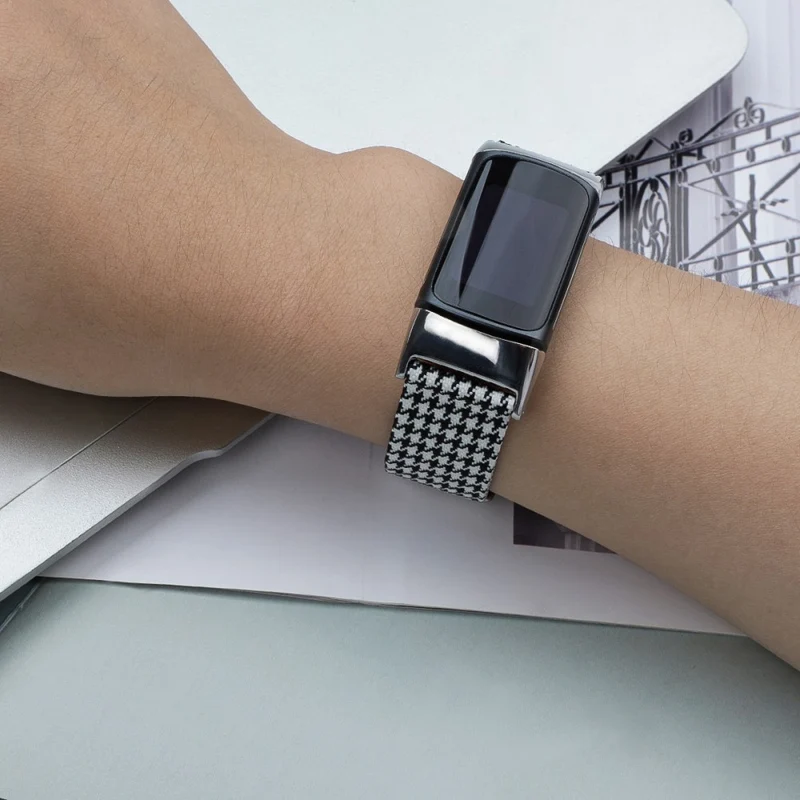 Unglaublich schön Fitbit Charge 5 Textil / Nylon armband - Größe: L